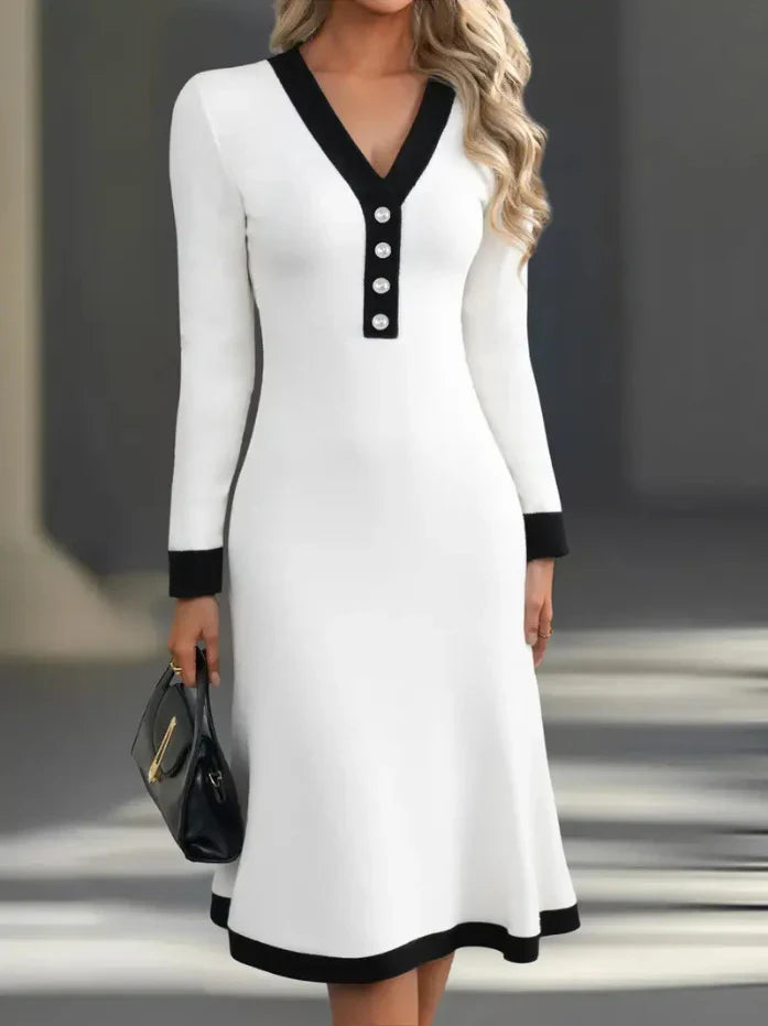 Kaylin Stylish Long-Sleeve Dress
