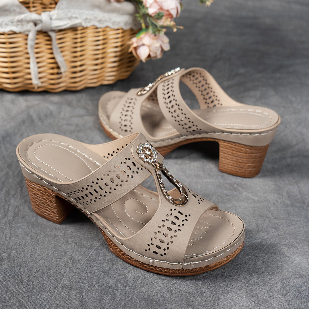 Linda | High Heel Supportive Comfort Sandals