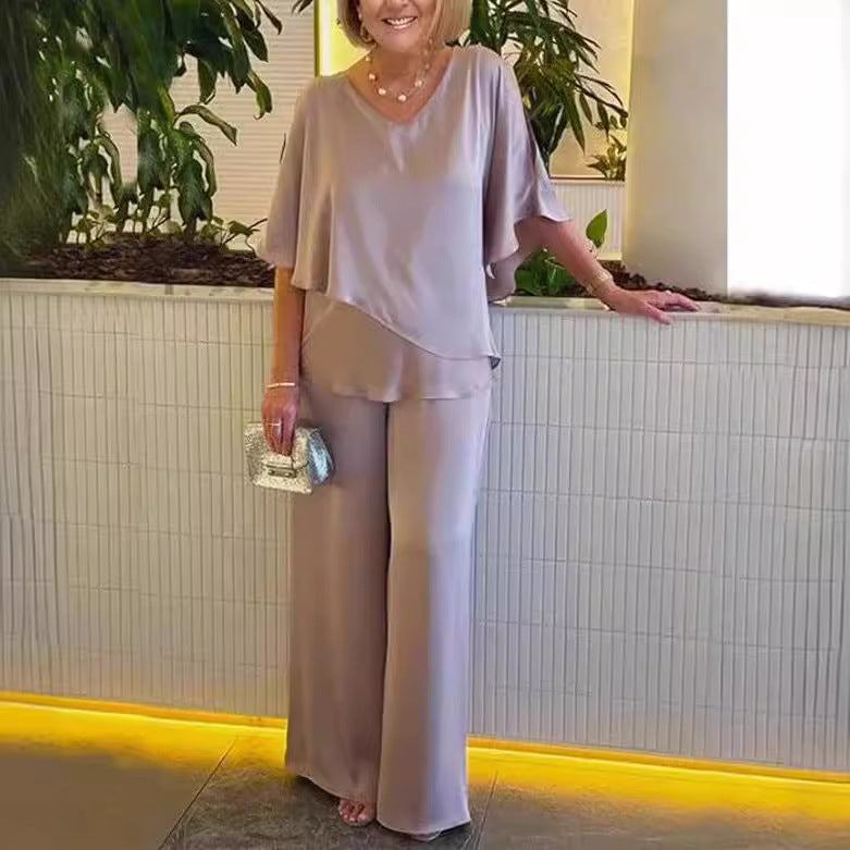 Martha | Comfortable set with wide legs