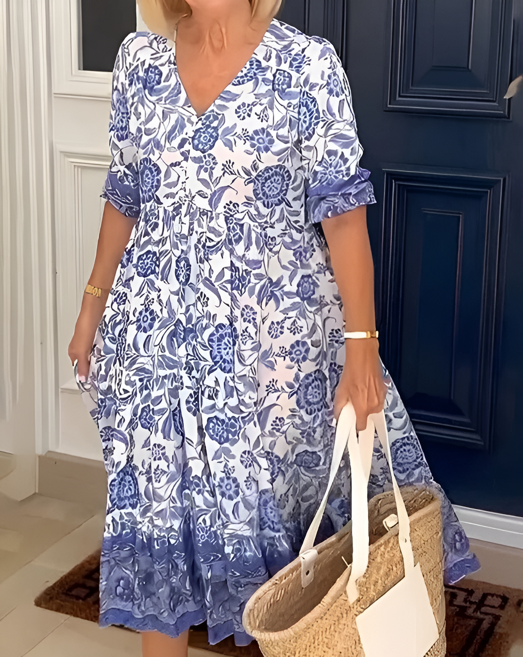 Rosetta | V-Neck Bohemian Dress