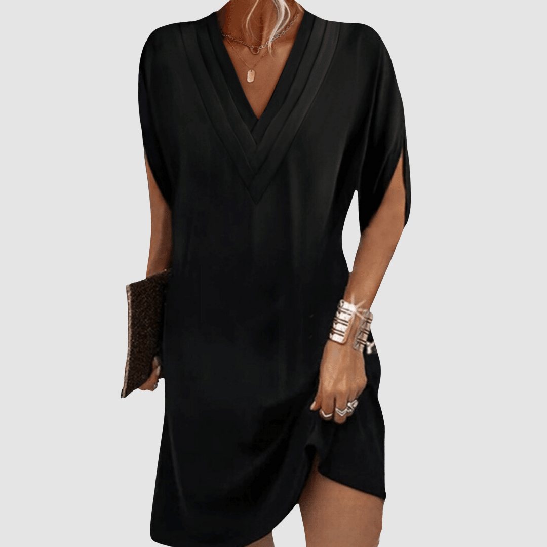 Alysa Elegant Half-Sleeve Dress