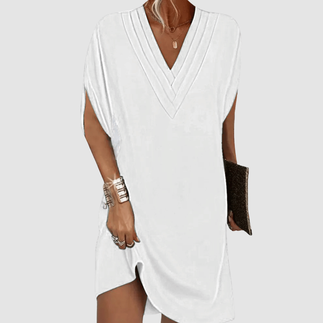 Alysa Elegant Half-Sleeve Dress