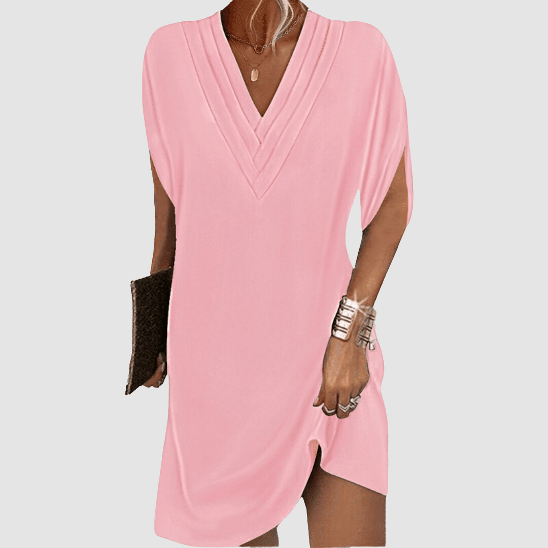 Alysa Elegant Half-Sleeve Dress