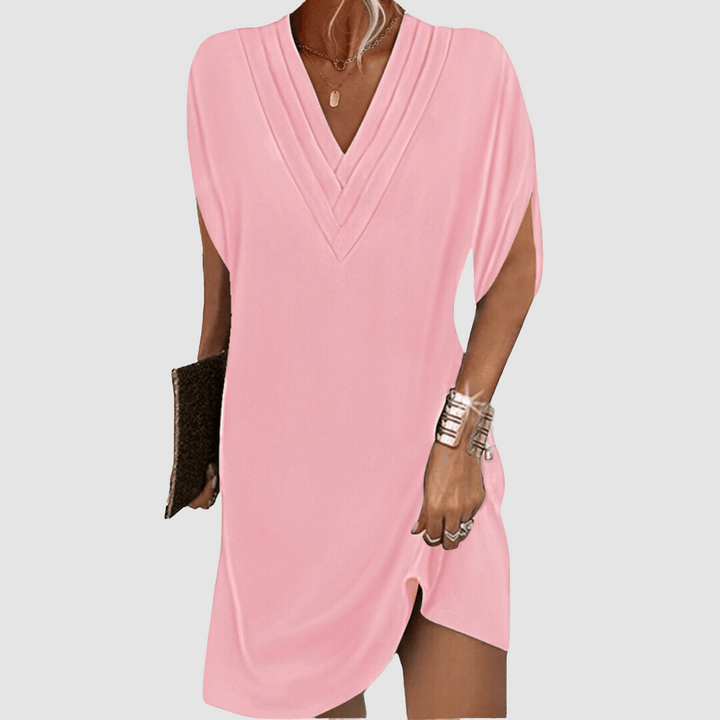 Alysa Elegant Half-Sleeve Dress