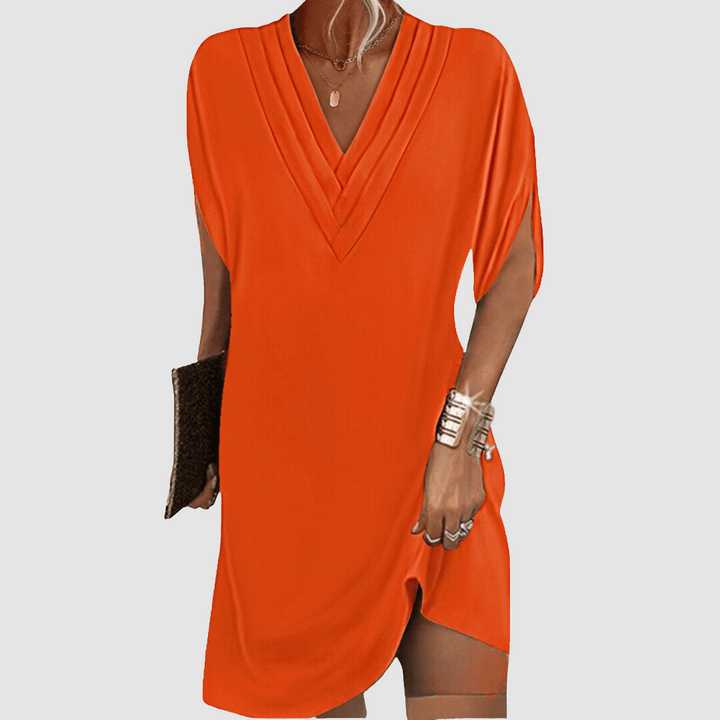 Alysa Elegant Half-Sleeve Dress