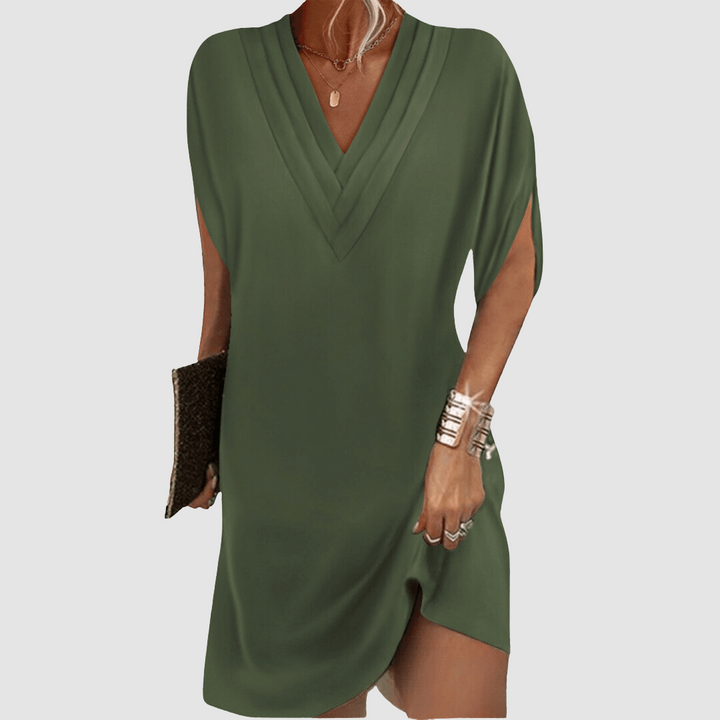 Alysa Elegant Half-Sleeve Dress