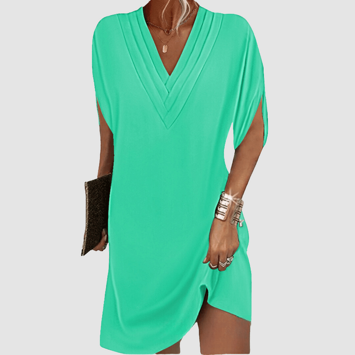 Alysa | Elegant Dress with Half Sleeves