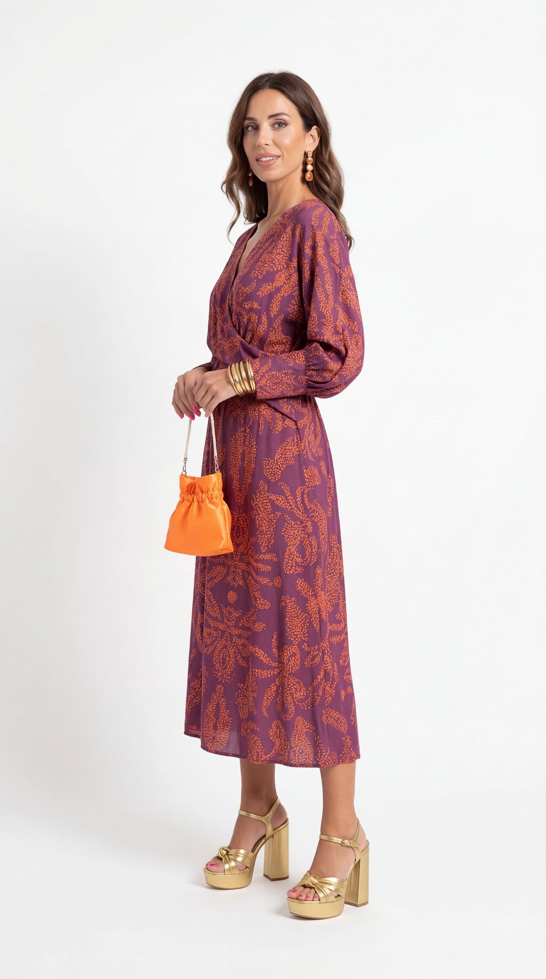 Isadora | Printed Midi Dress