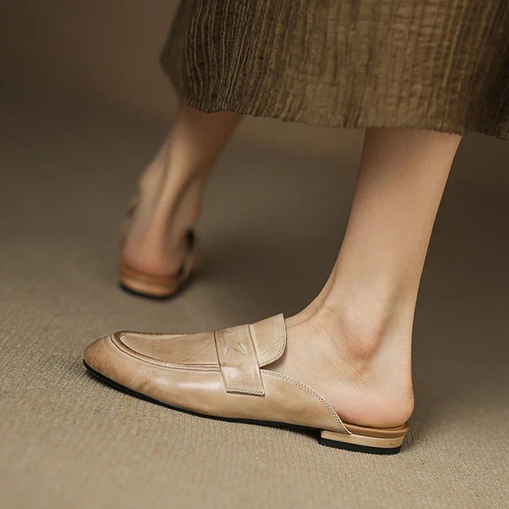 Serin | Classic Penny Loafer Mules