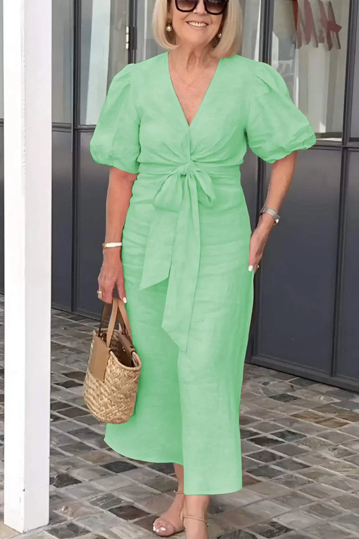 Natasha | Elegant V-Neck Dress