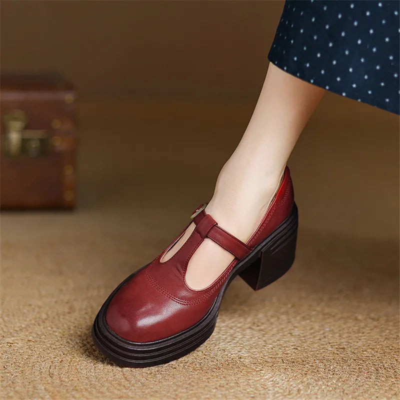 Barbara | Chunky Pumps Mary Janes