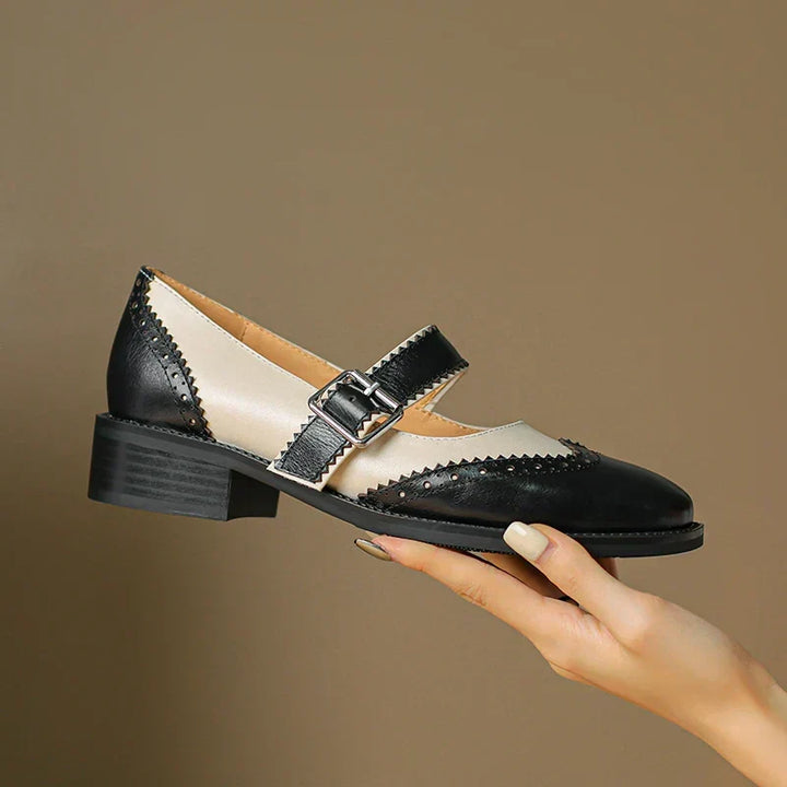 Miana Real Leather Mary Janes