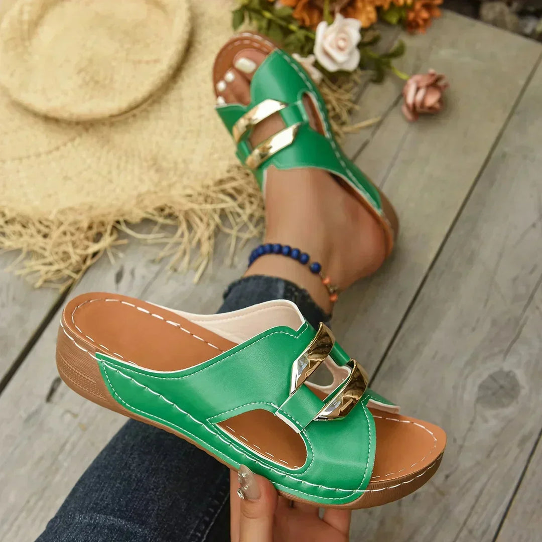 Lina | Supportive Wedge Heel sandals