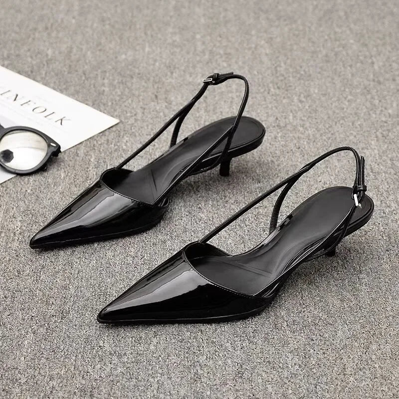 Madison | Slingback Low Heels