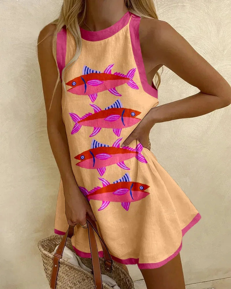 CapriBloom Mini Dress