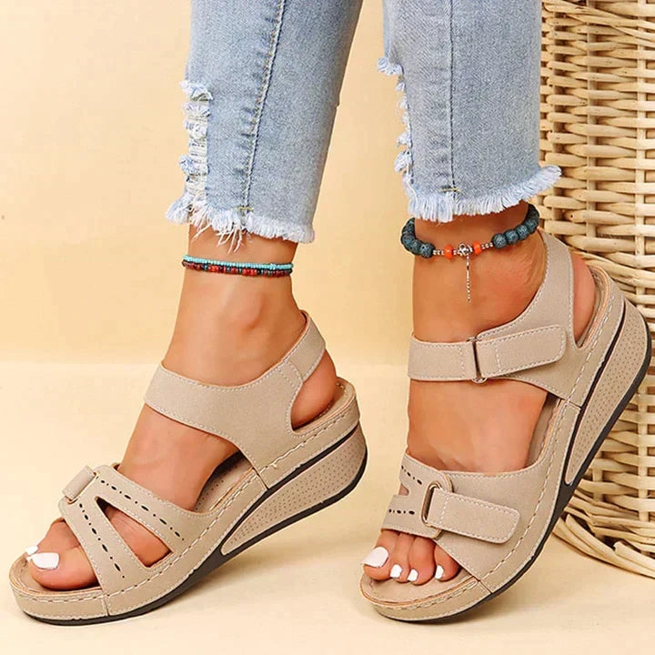 Comfortable Supportive Sandals with Wedge