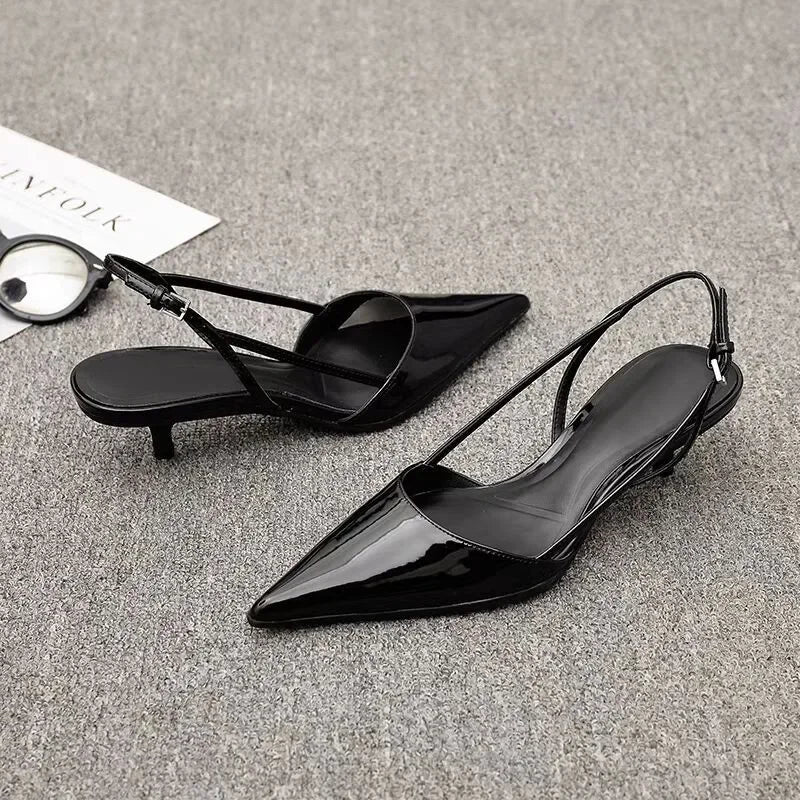 Madison | Slingback Low Heels