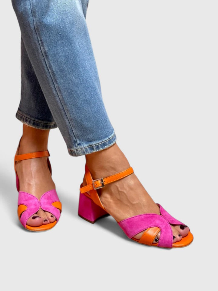 Luxe Supportive Real Leather Heels