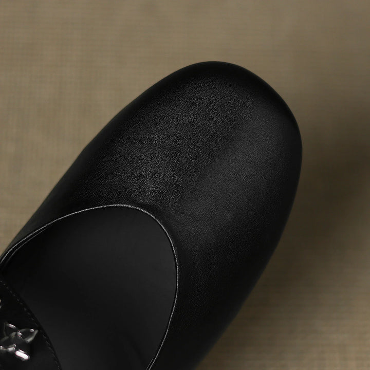 Elda | Square-Toe Mary Jane Flats