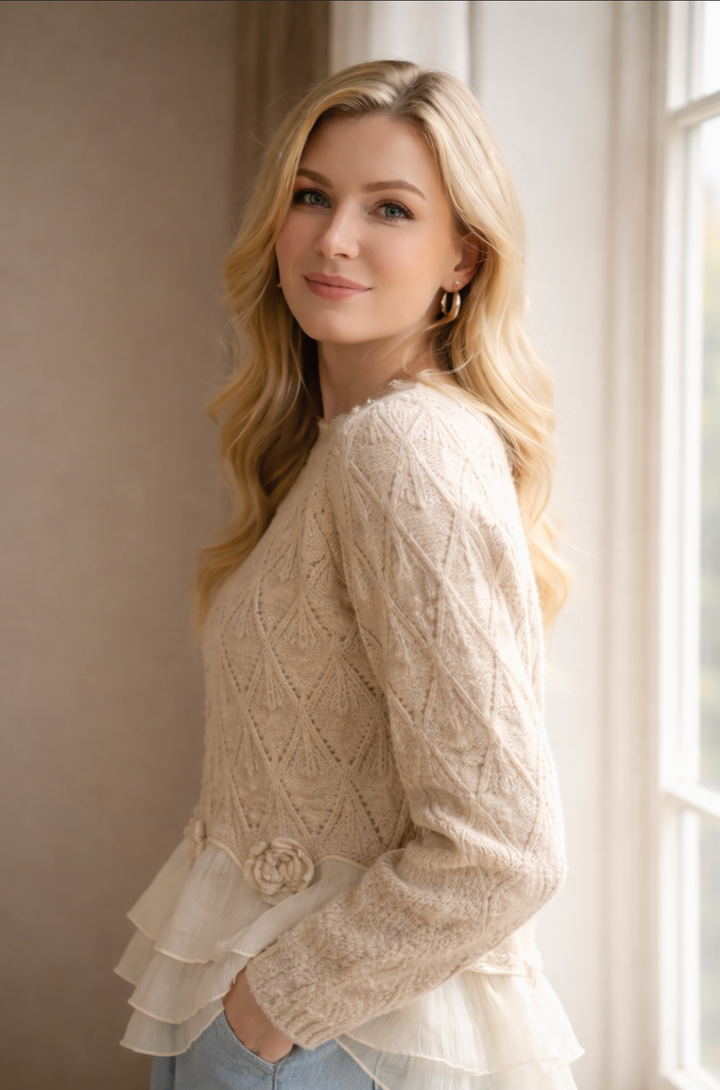 Taylor | Ruffle Cardigan