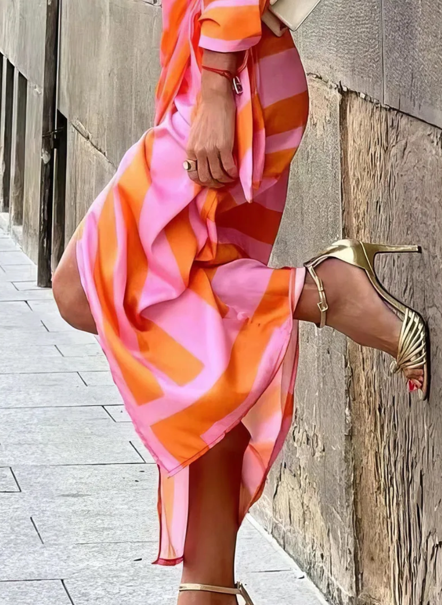 Elvina | Printed Wrap Dress