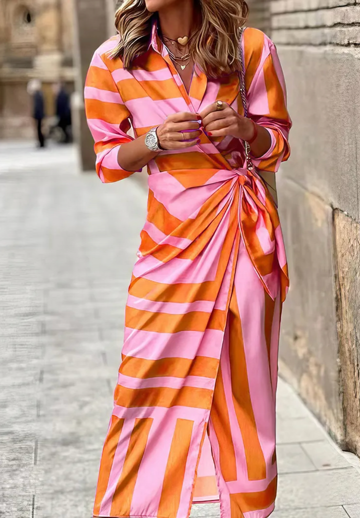 Nora | Printed Wrap Dress