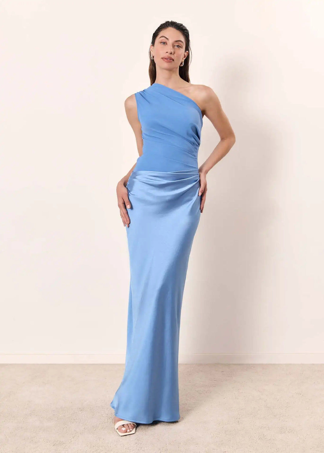 Florence | Maxi Dress with a Guilt in Satin