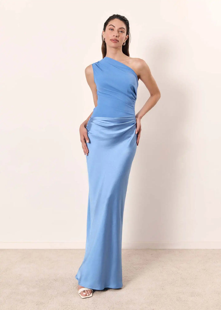 Florence | Maxi Dress with a Guilt in Satin