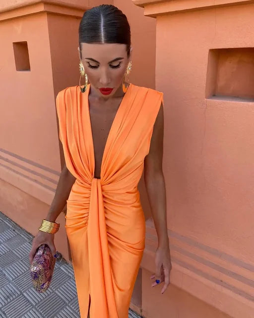 Olivia | Elegant Pleated Dress
