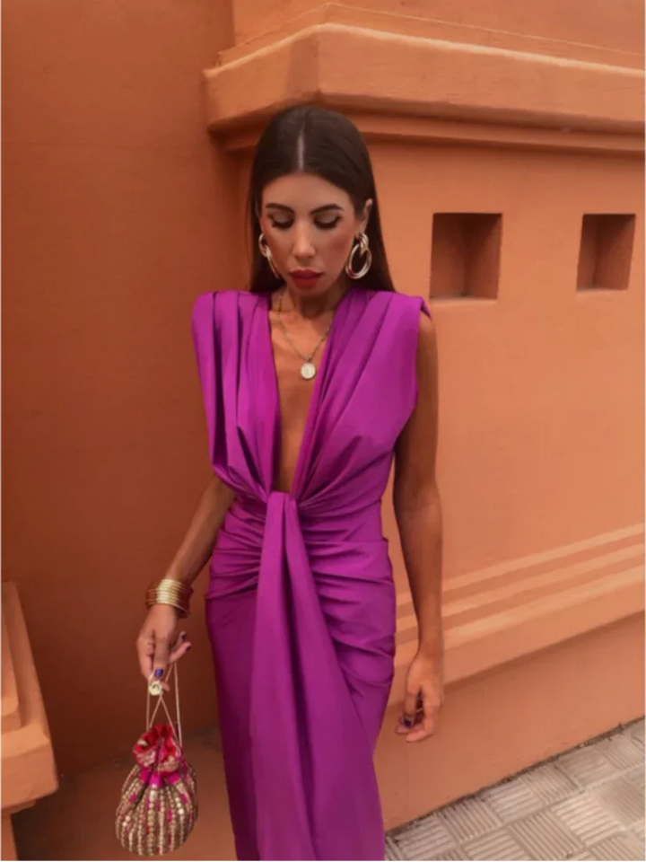 Olivia | Elegant Pleated Dress