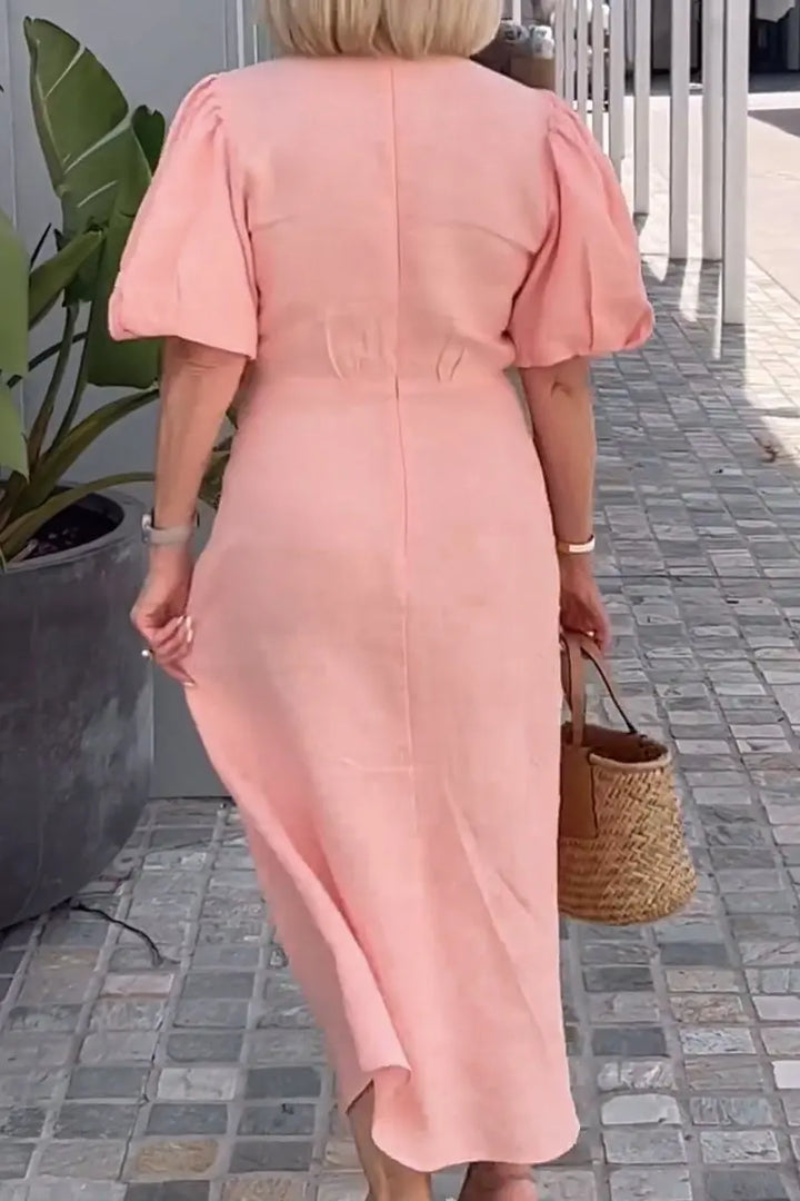 Natasha | Elegant V-Neck Dress