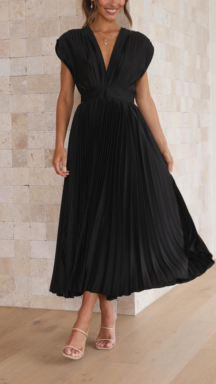 Whitney | Pleated Maxi Dress