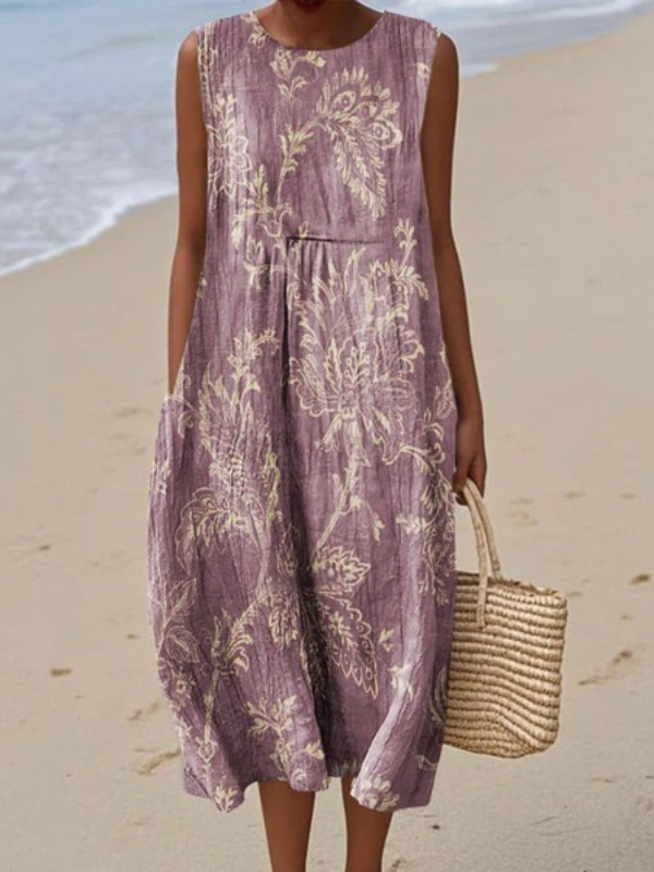 Mia Floral Midi Dress