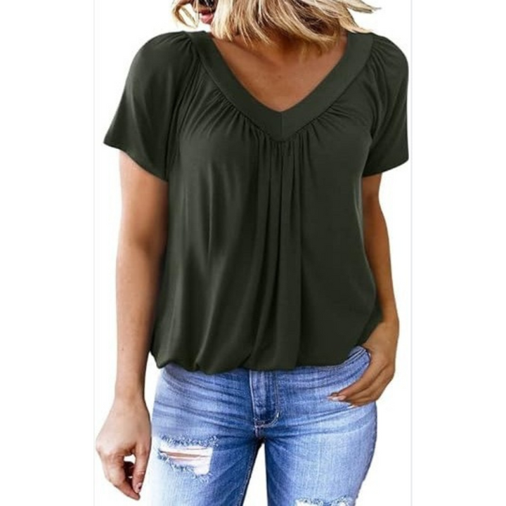 Kennedy | Casual V-Neck Top