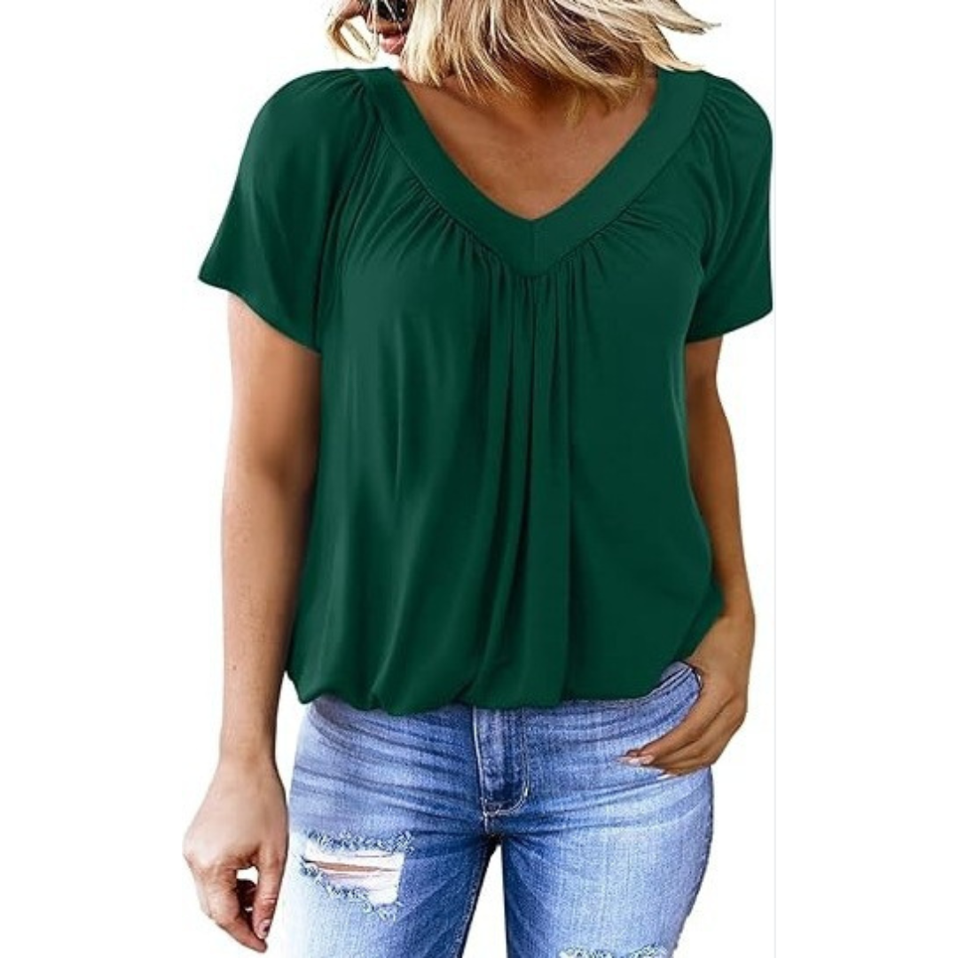 Kennedy | Casual V-Neck Top