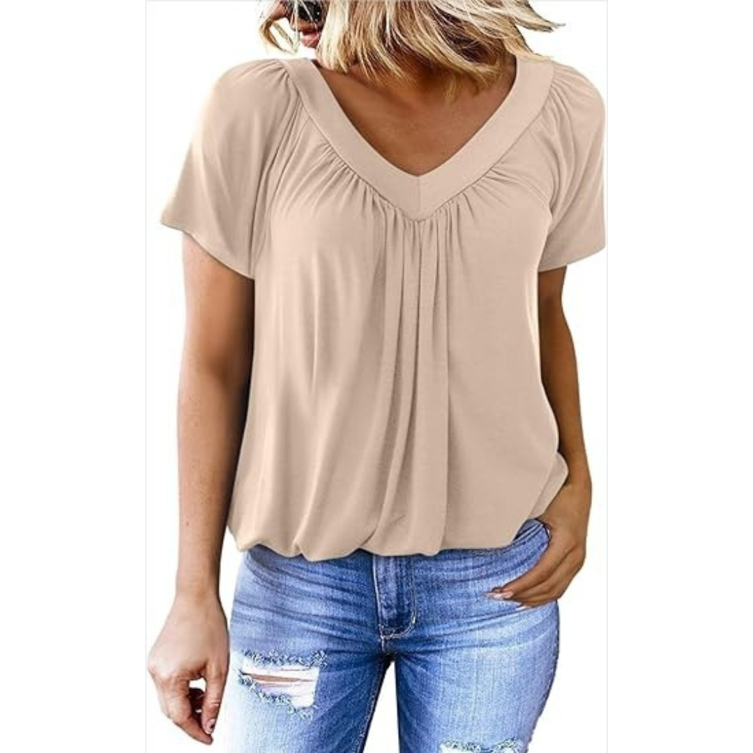 Kennedy | Casual V-Neck Top
