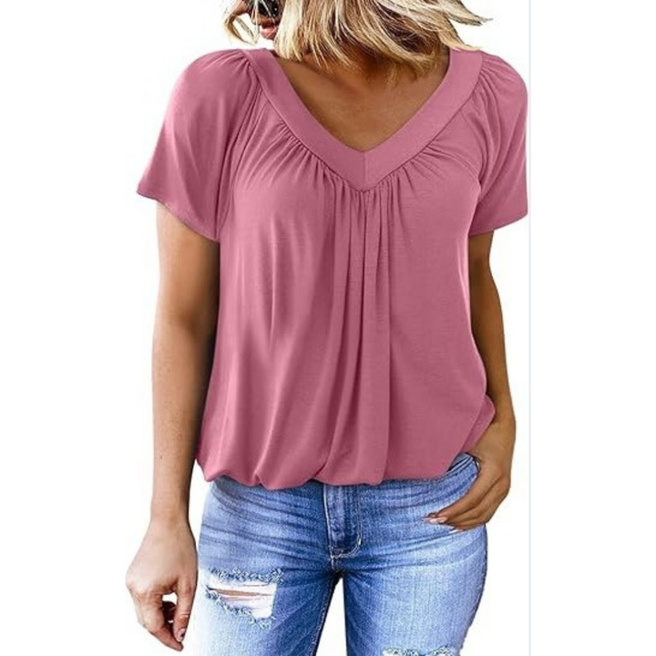 Kennedy | Casual V-Neck Top