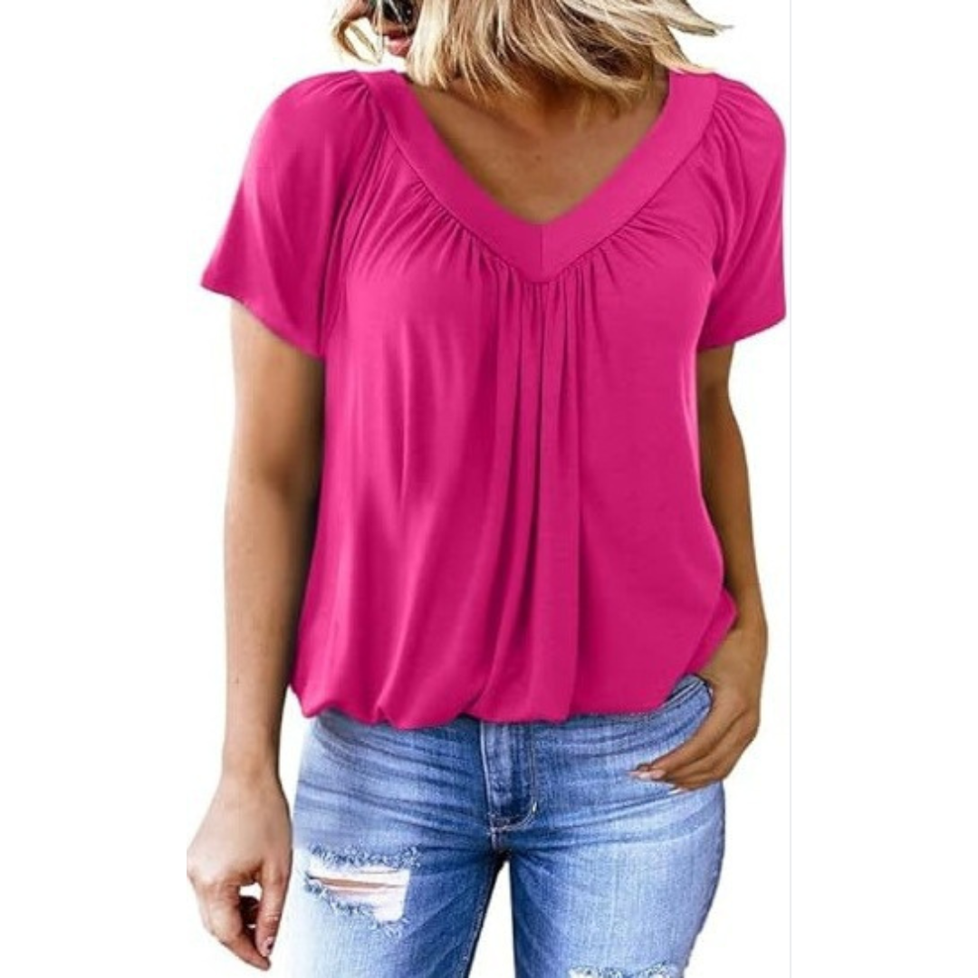 Kennedy | Casual V-Neck Top