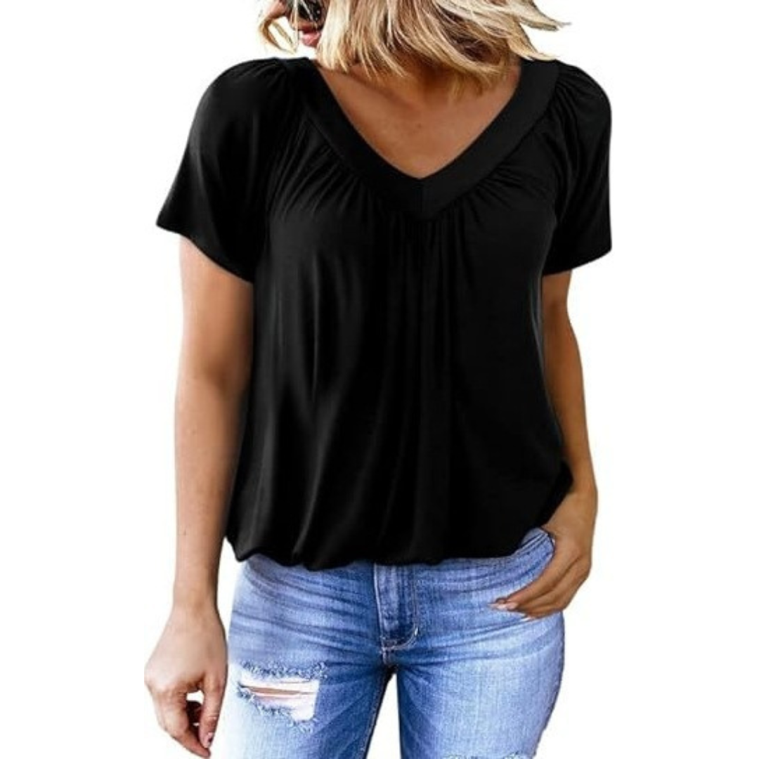 Kennedy | Casual V-Neck Top