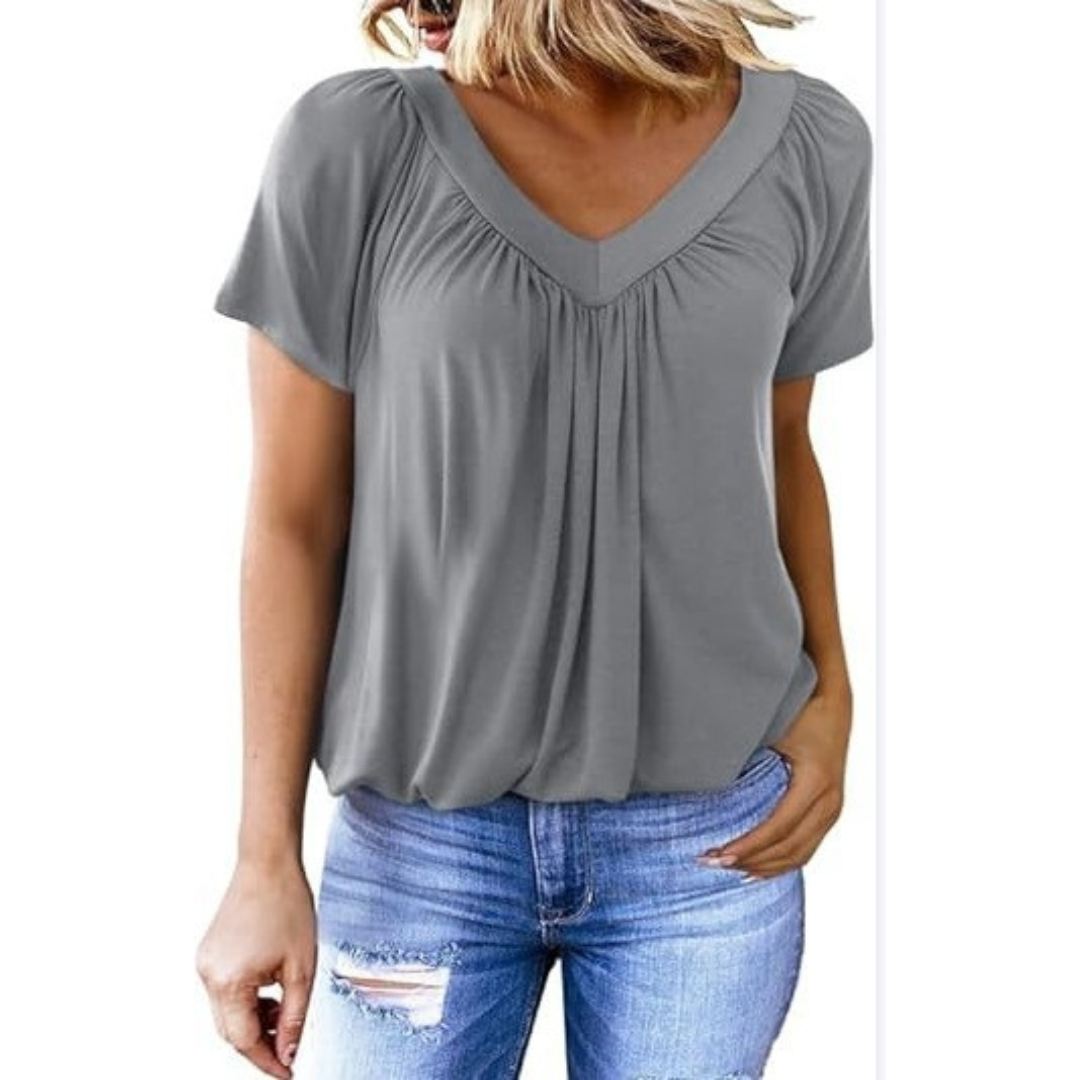 Kennedy | Casual V-Neck Top
