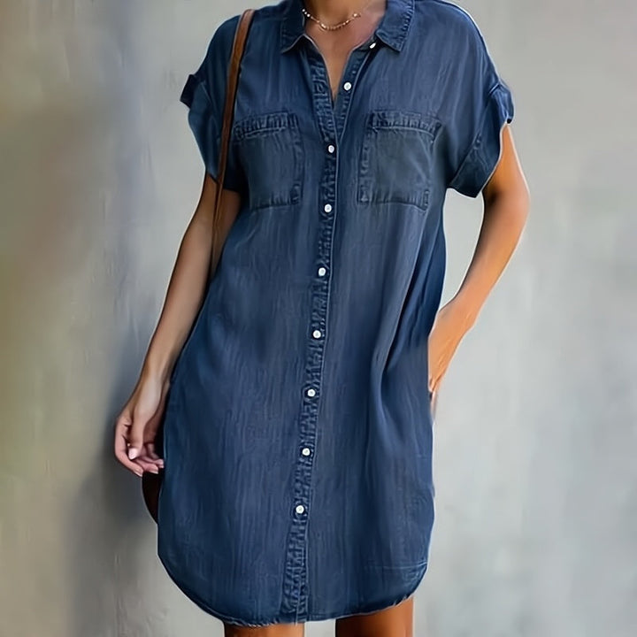 Helen | Button-Down Shirt Dress