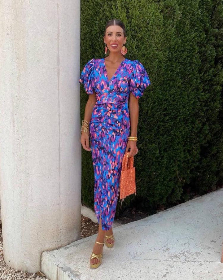 Anna | Dress with Puff Sleeves