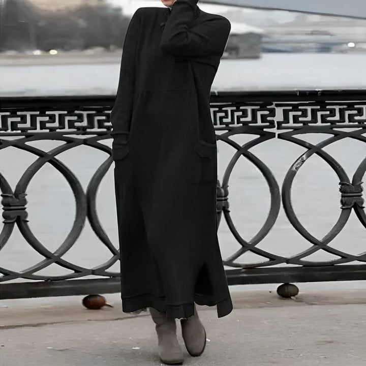 Mara Knitted Maxi Dress | Cozy Long Sleeve Oversized Winter Dress
