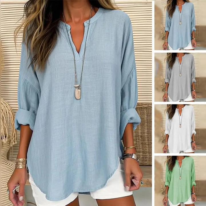 Penelope | Linen-look Blouse