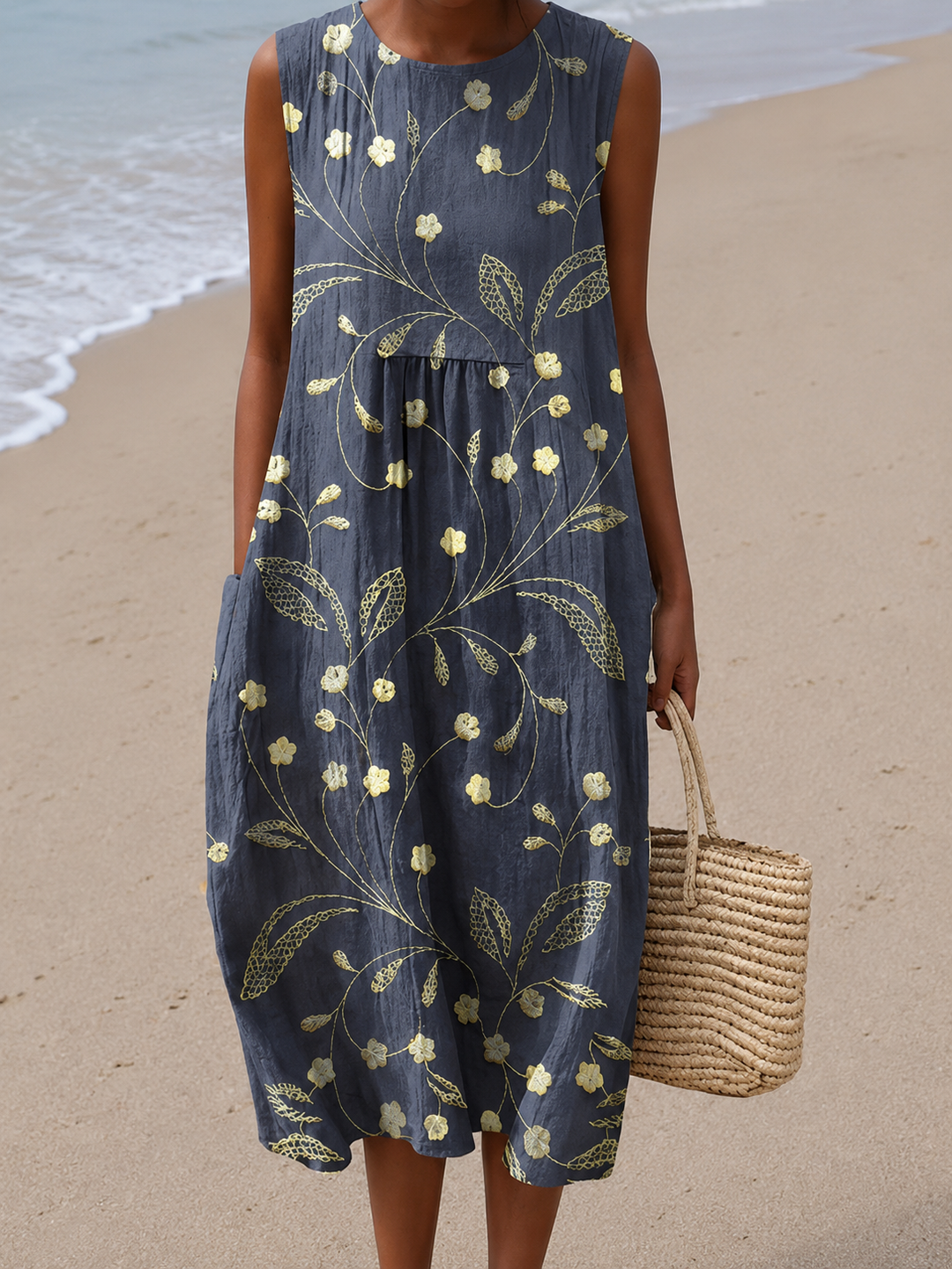 Mara Floral Midi Dress