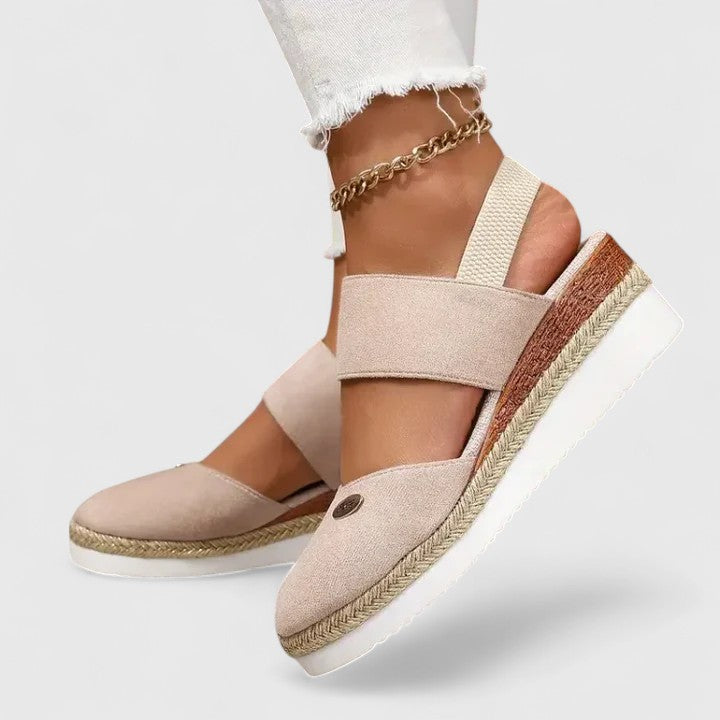 Eliza | Platform Slingback Comfort Sandals