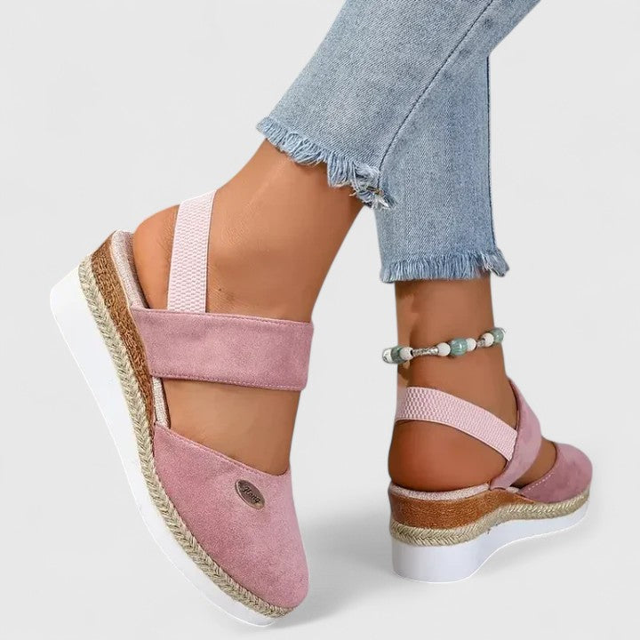 Eliza | Platform Slingback Comfort Sandals