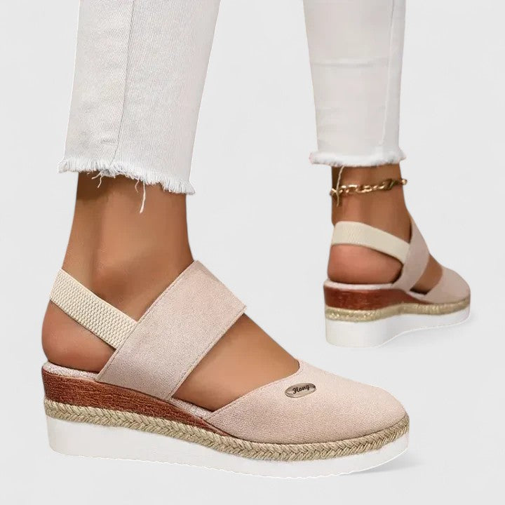 Eliza | Platform Slingback Comfort Sandals