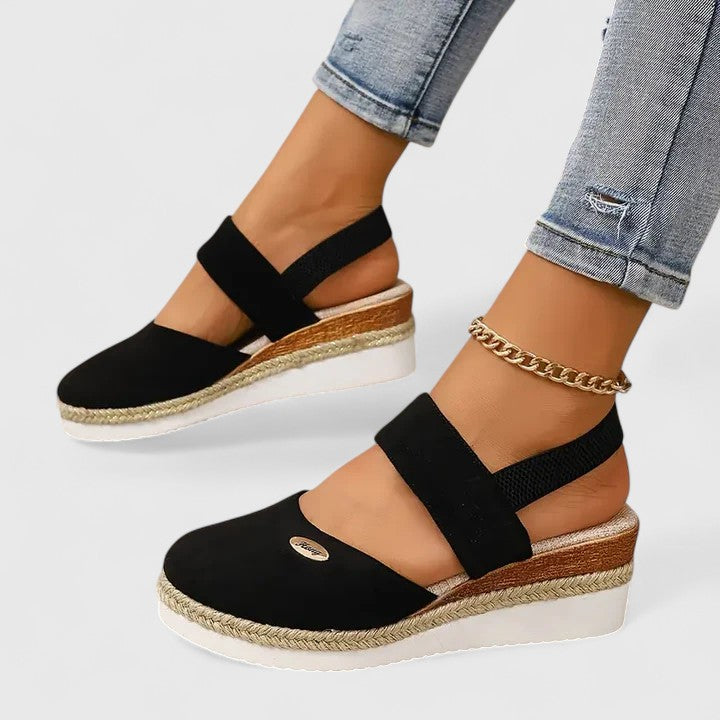 Eliza | Platform Slingback Comfort Sandals