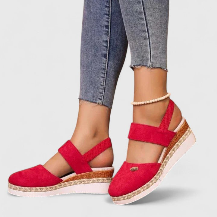 Eliza | Platform Slingback Comfort Sandals